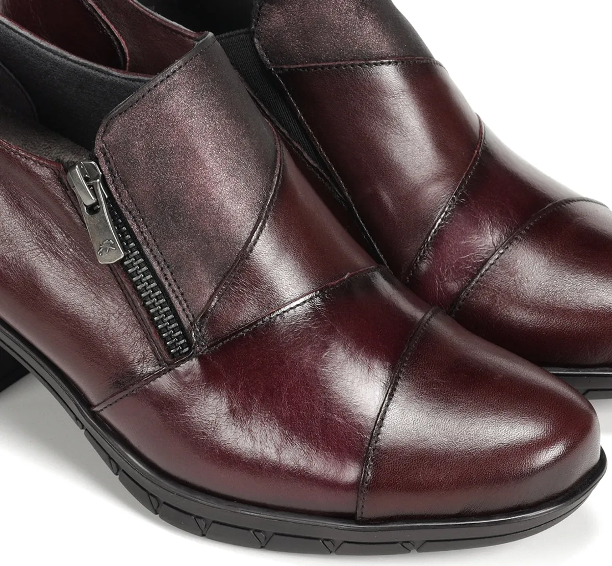 Fluchos Nydia F1802 slip on donna bordeaux elegante