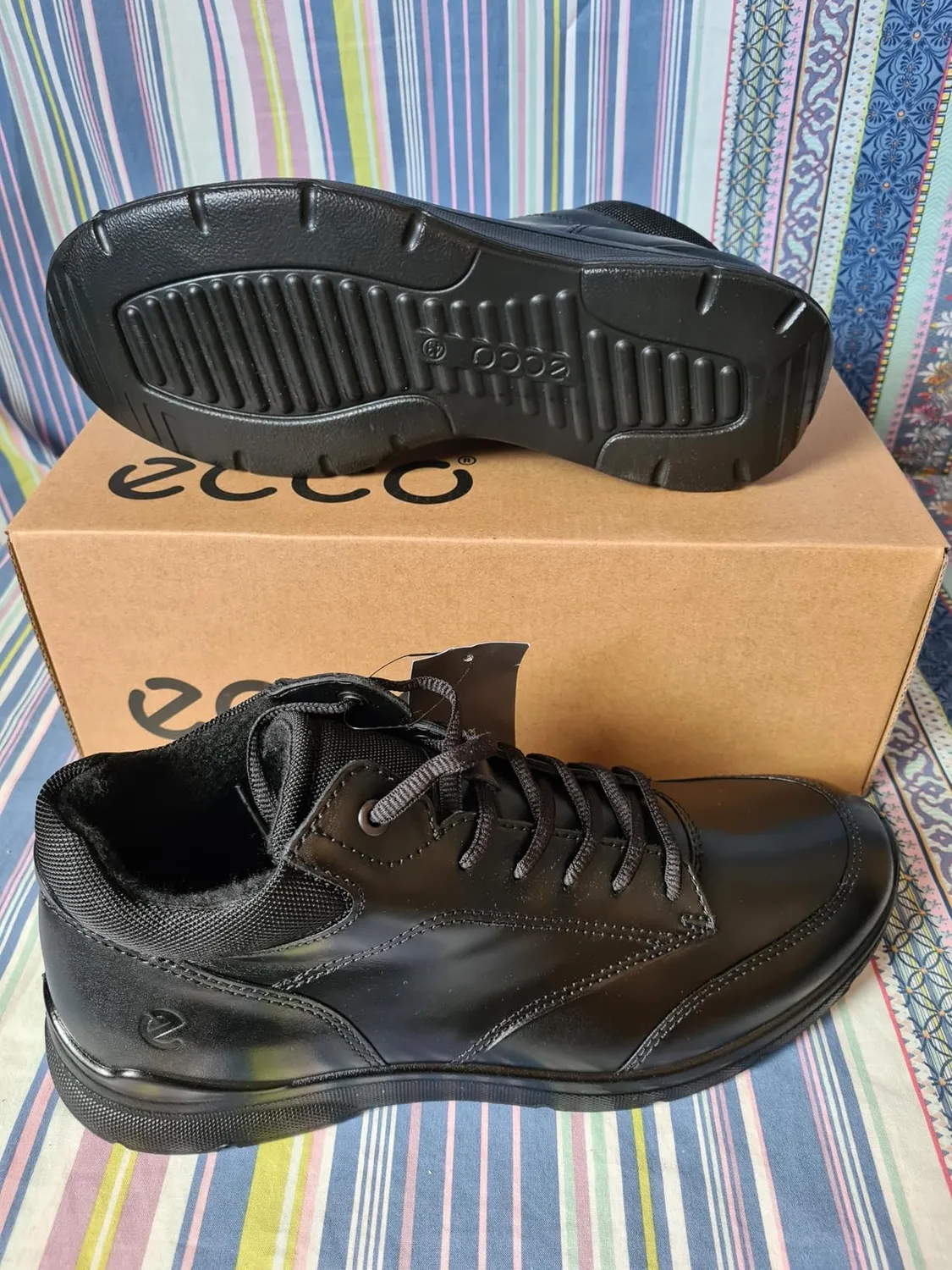 Ecco Irving stivaletto uomo pelle fodera calda