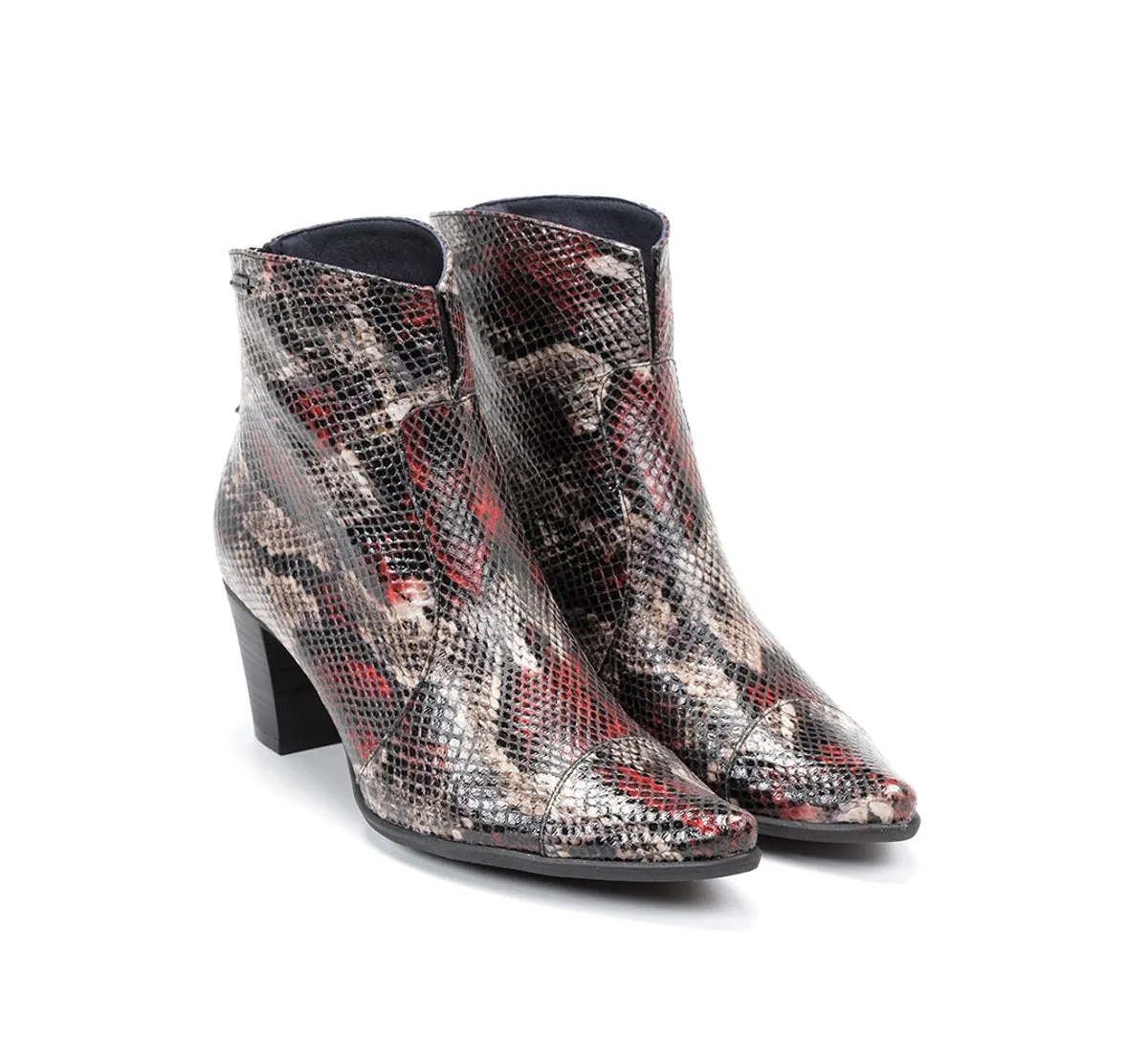 Fluchos Deisy D6034 tronchetti multicolor tacco medio