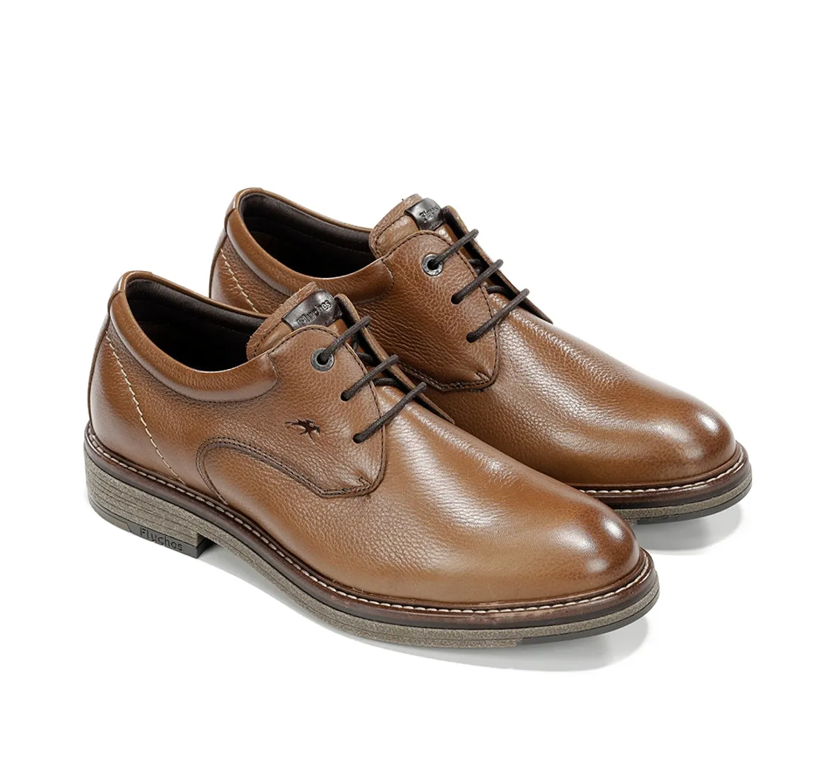 Fluchos Kasper F1815 scarpe uomo marroni pelle