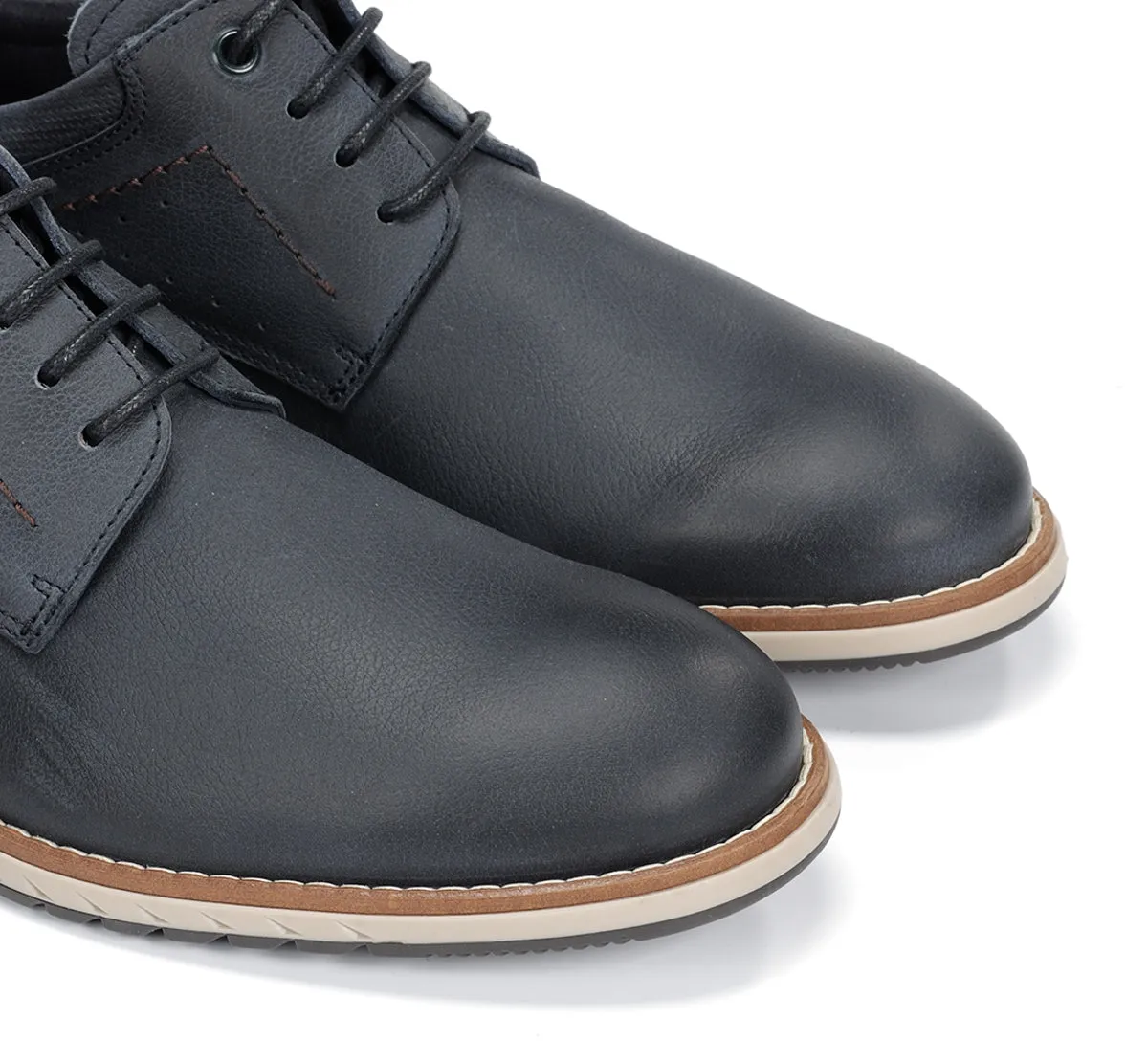 Fluchos Taylor F2091 Scarpe Uomo Blu Cuciture Contrasto