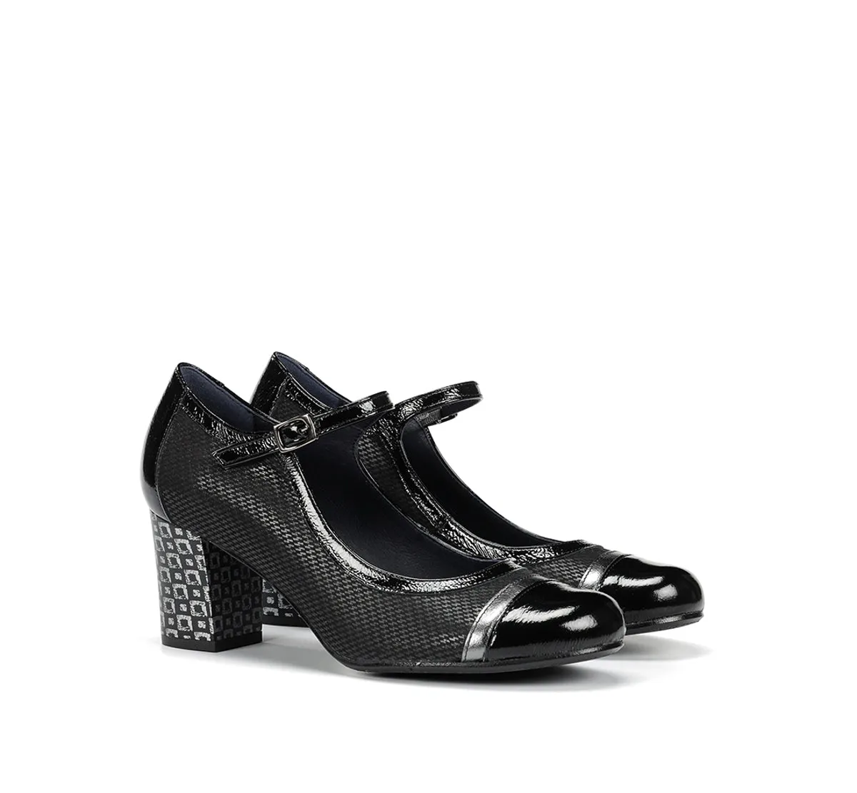 Dorking Rodin D8669 stivaletti neri donna fibbia