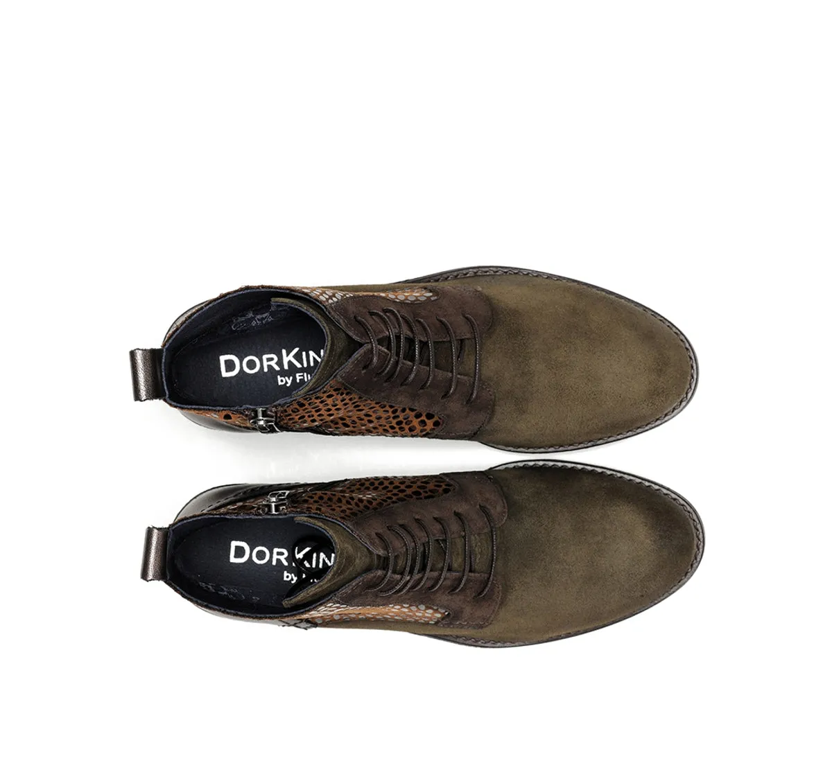 Fluchos Harvard D8709 stivaletti donna verdi autunno
