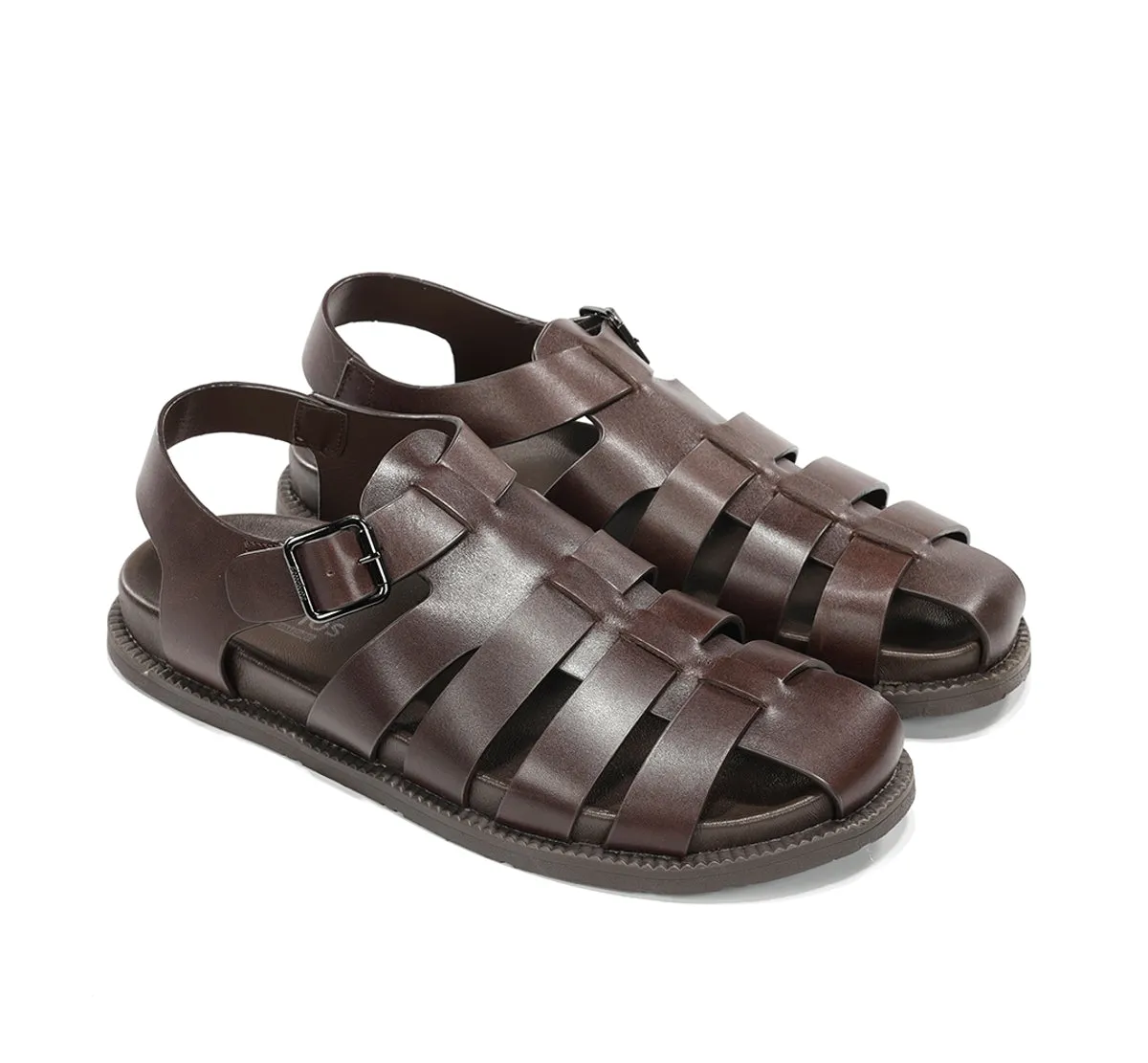 Fluchos Bari F2450 sandalo marrone uomo anatomico