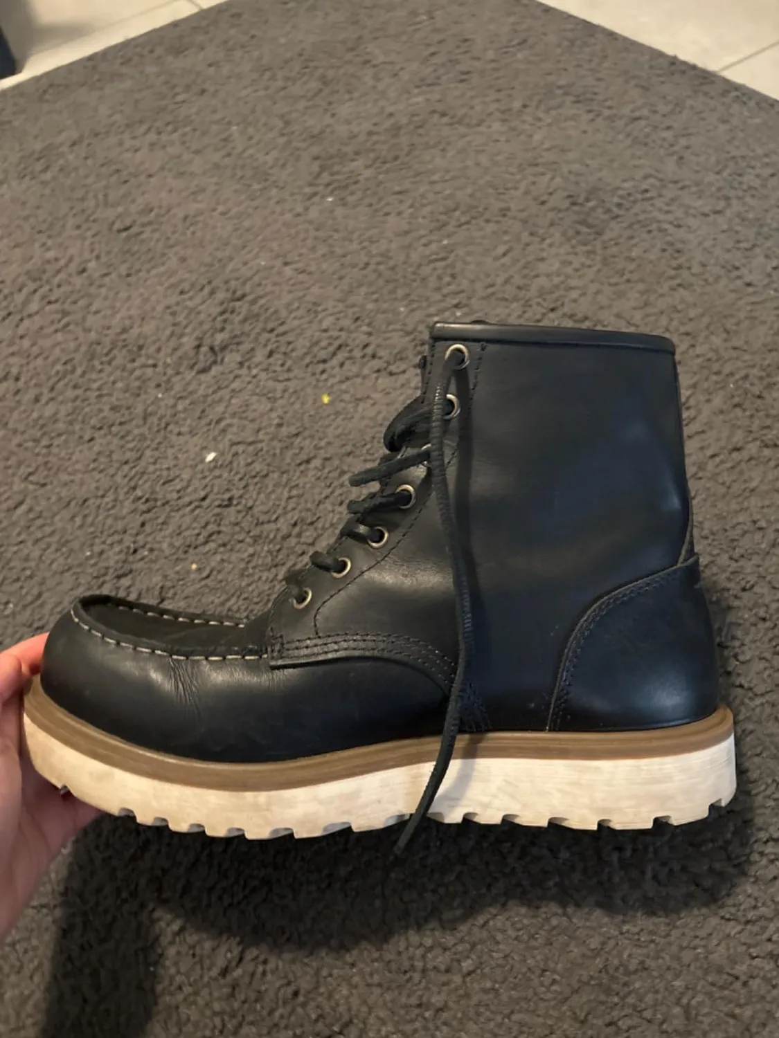 Ecco Staker stivali uomo nero 44 EU pelle