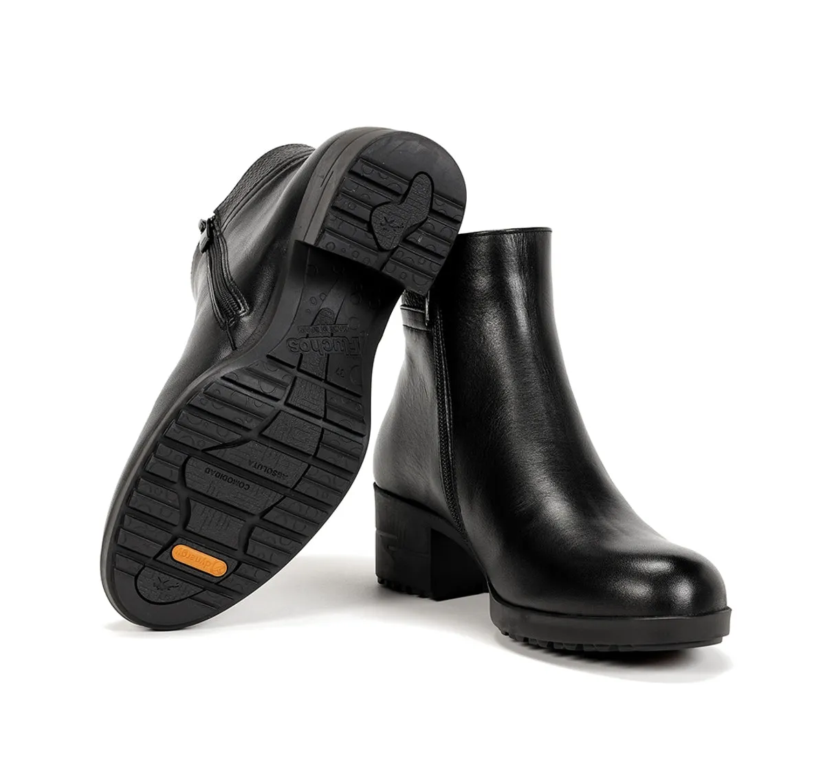 Fluchos Aliss F1367 tronchetti donna neri casual