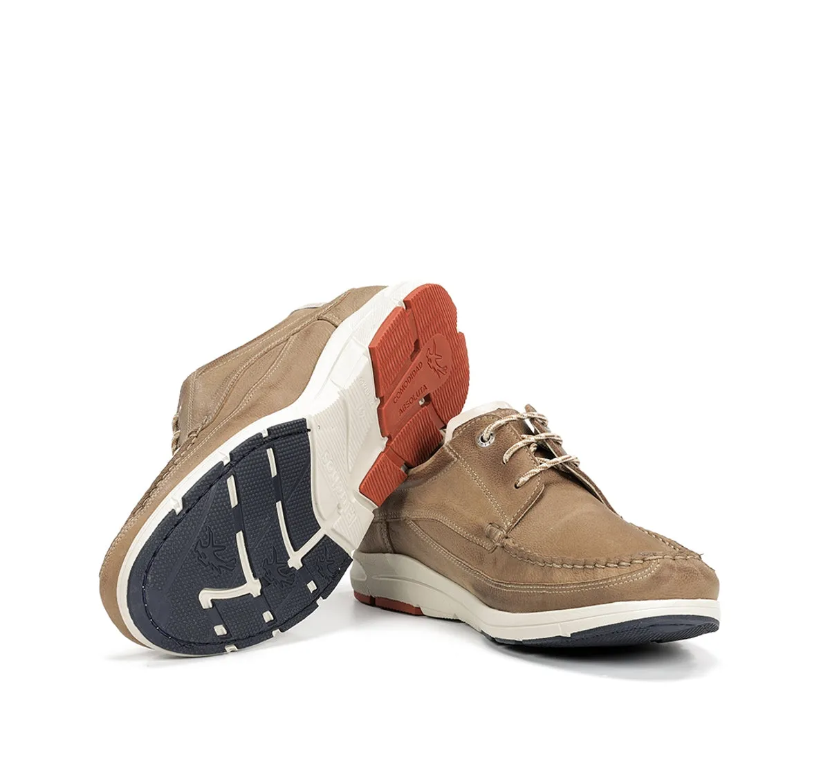 Fluchos Kai F2149 scarpe uomo marroni pianta larga
