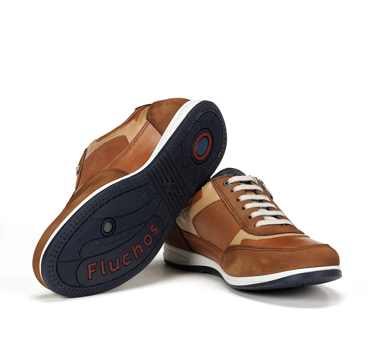 Fluchos Daniel F1288 sneaker uomo marrone casual