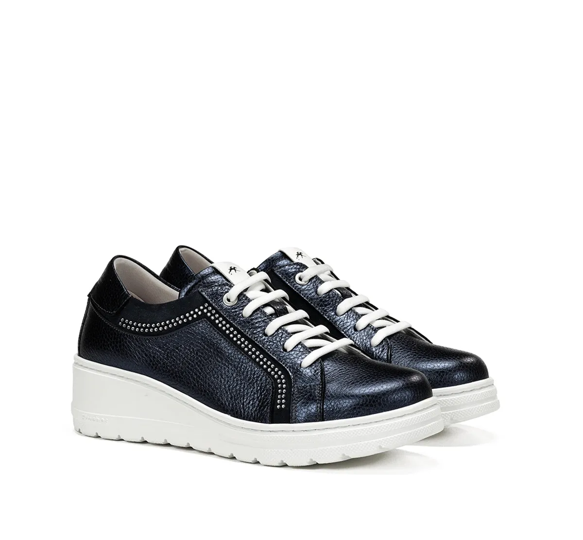 Fluchos Aqua F1997 sneakers donna blu con zeppa