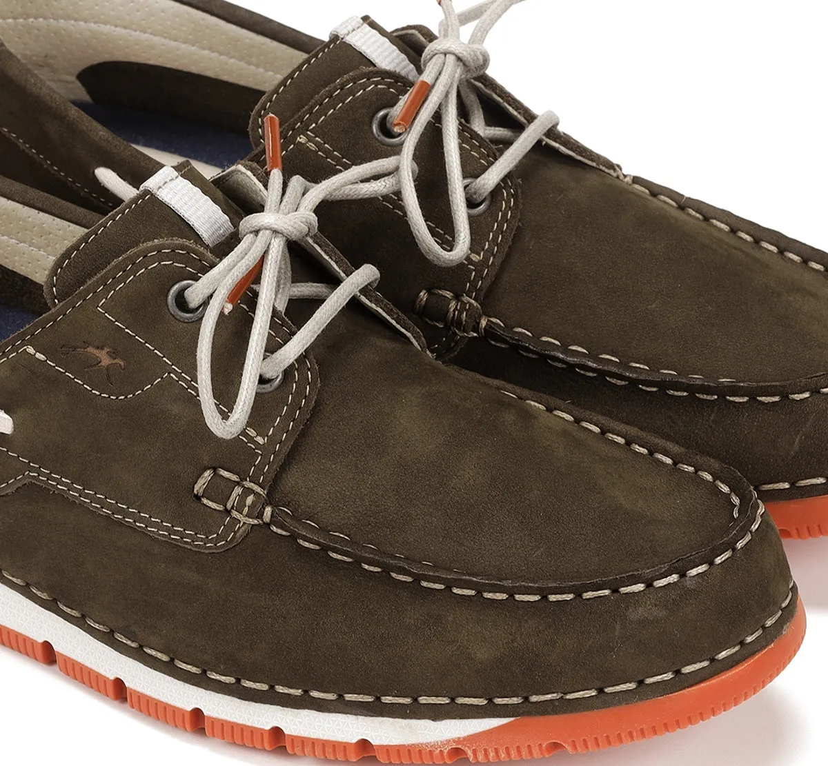 Fluchos Andrey F1448 Scarpe Barca Uomo Verdi