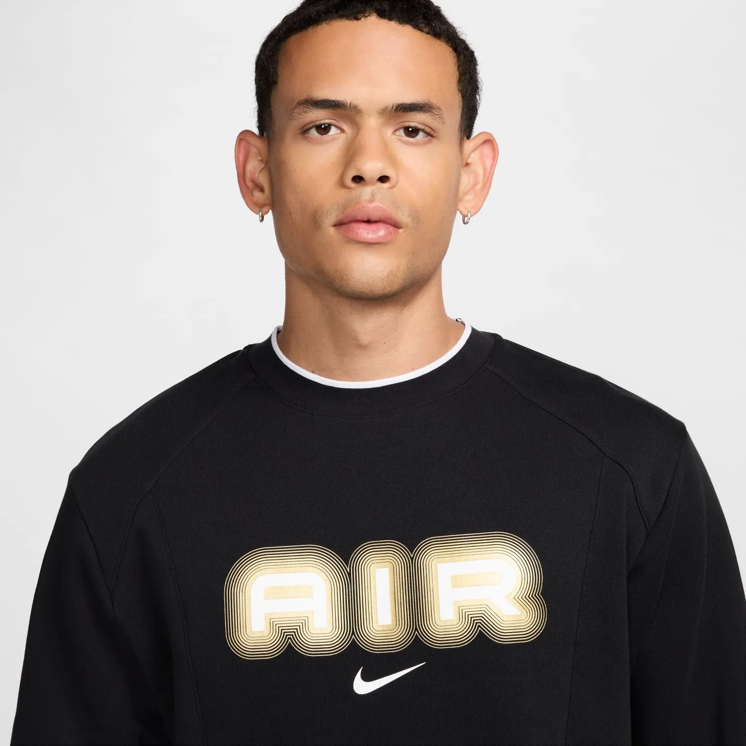 Nike Air Felpa girocollo uomo XL morbida cotone