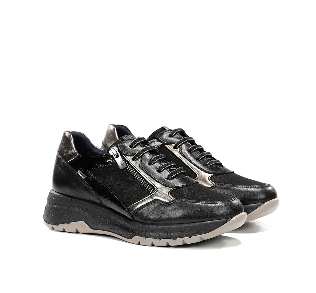 Fluchos Nexus F2308 sneakers donna nere pelle