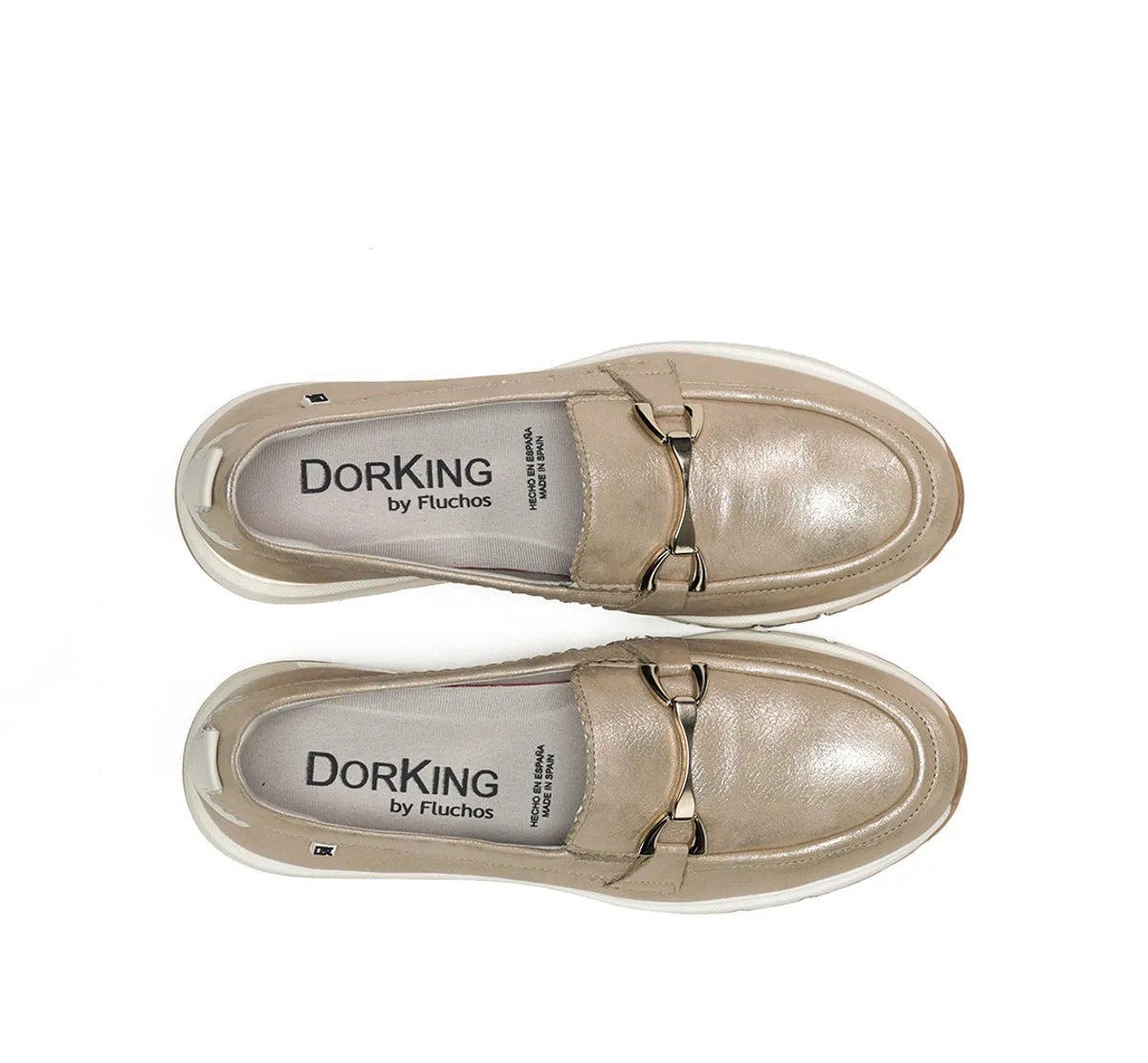 Dorking Serena D9047 Mocassino Donna Oro Sportivo
