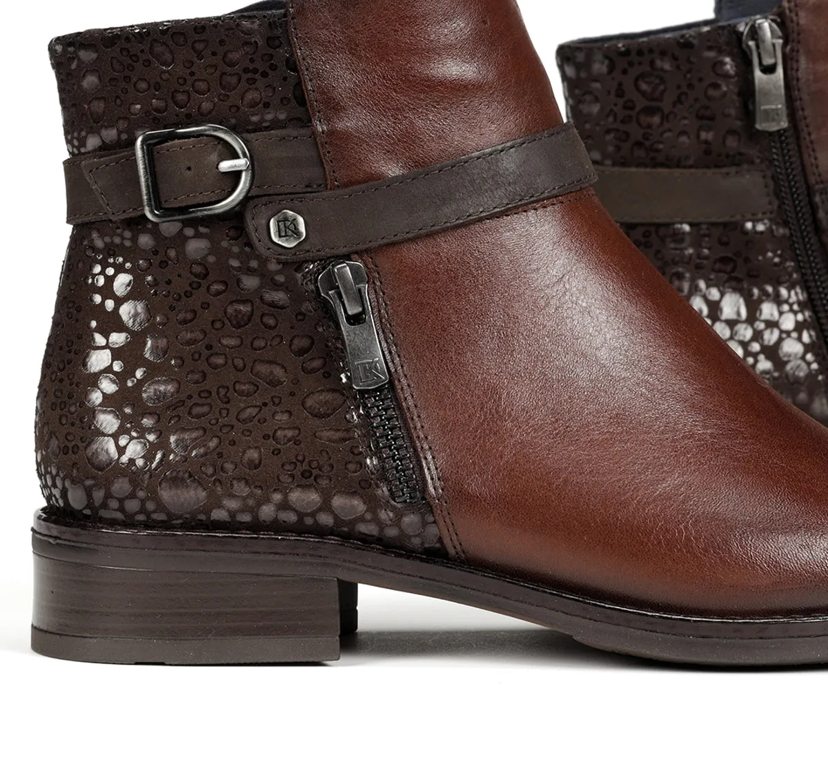 Fluchos Tierra D8906 stivaletto donna marrone versatile