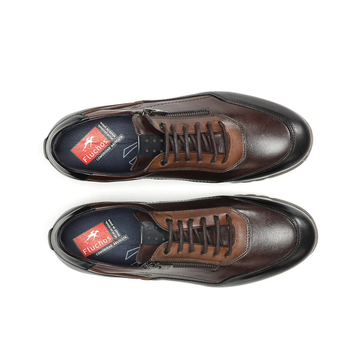 Fluchos Sander F1215 sneakers marrone uomo ammortizzate