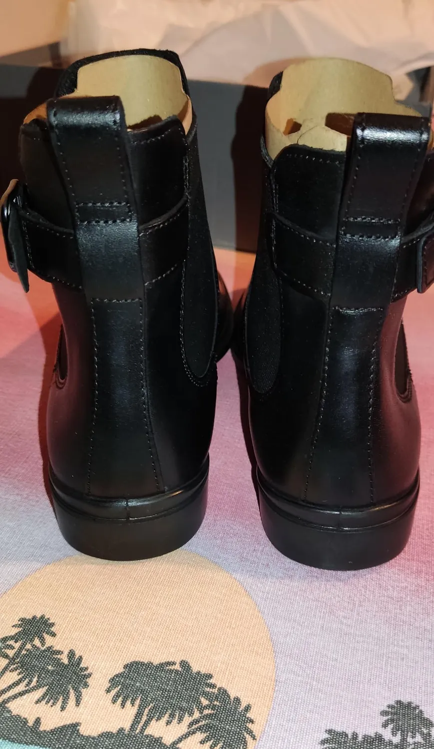 Ecco Dress Classic Chelsea Buckle stivali donna neri 35