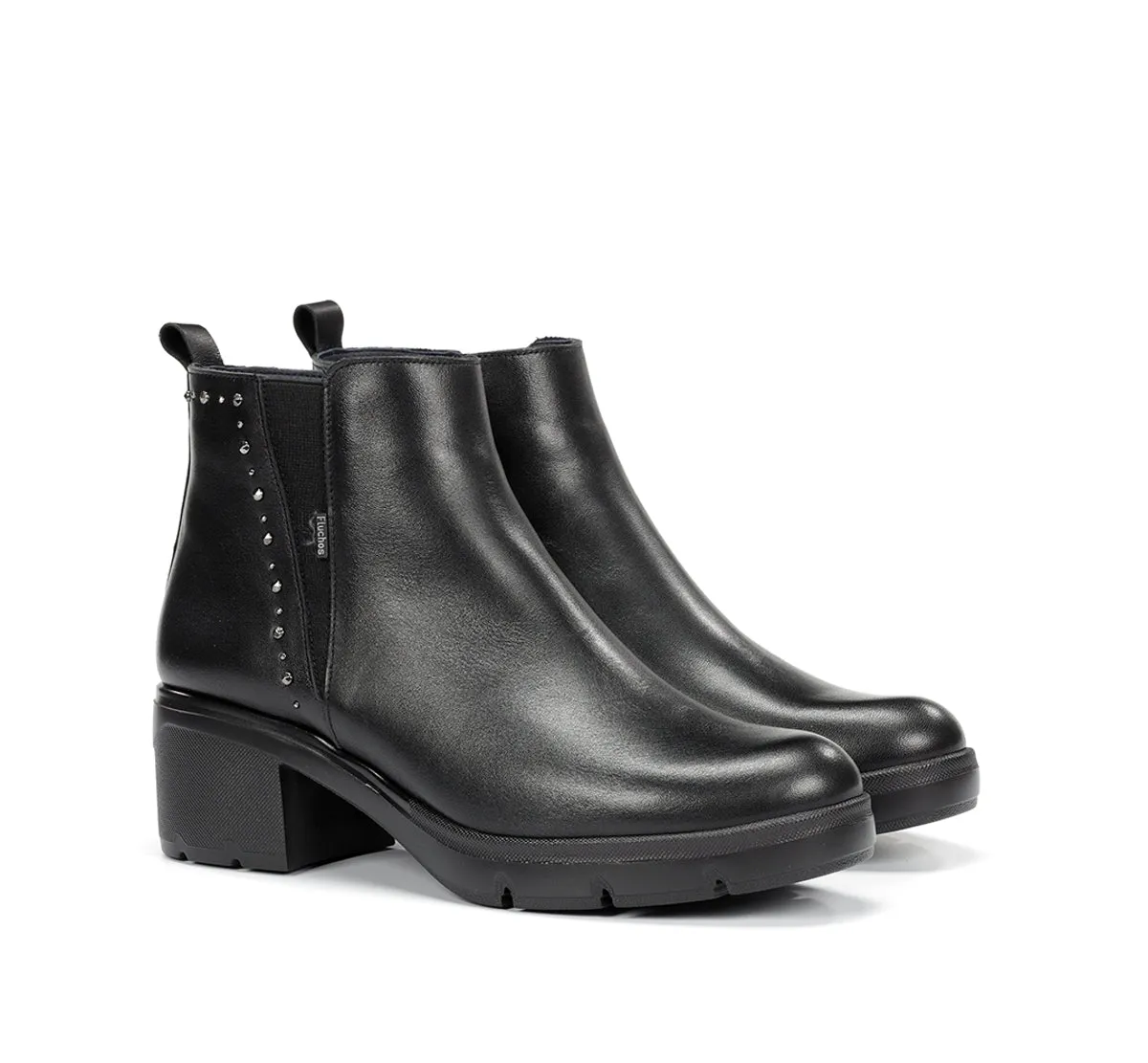 Fluchos Fugaz F2109 stivaletto donna nero carrarmato