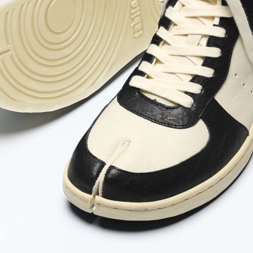 Tabito Leap Trainer-Zip tabito57 sneakers bianco-nero pelle