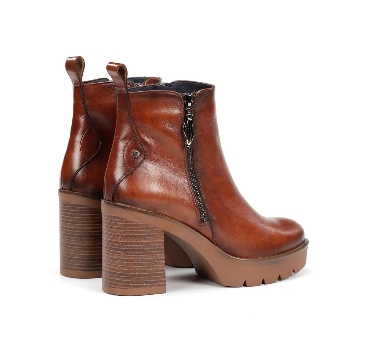 Dorking Alert D9562 stivaletti donna marroni tacco