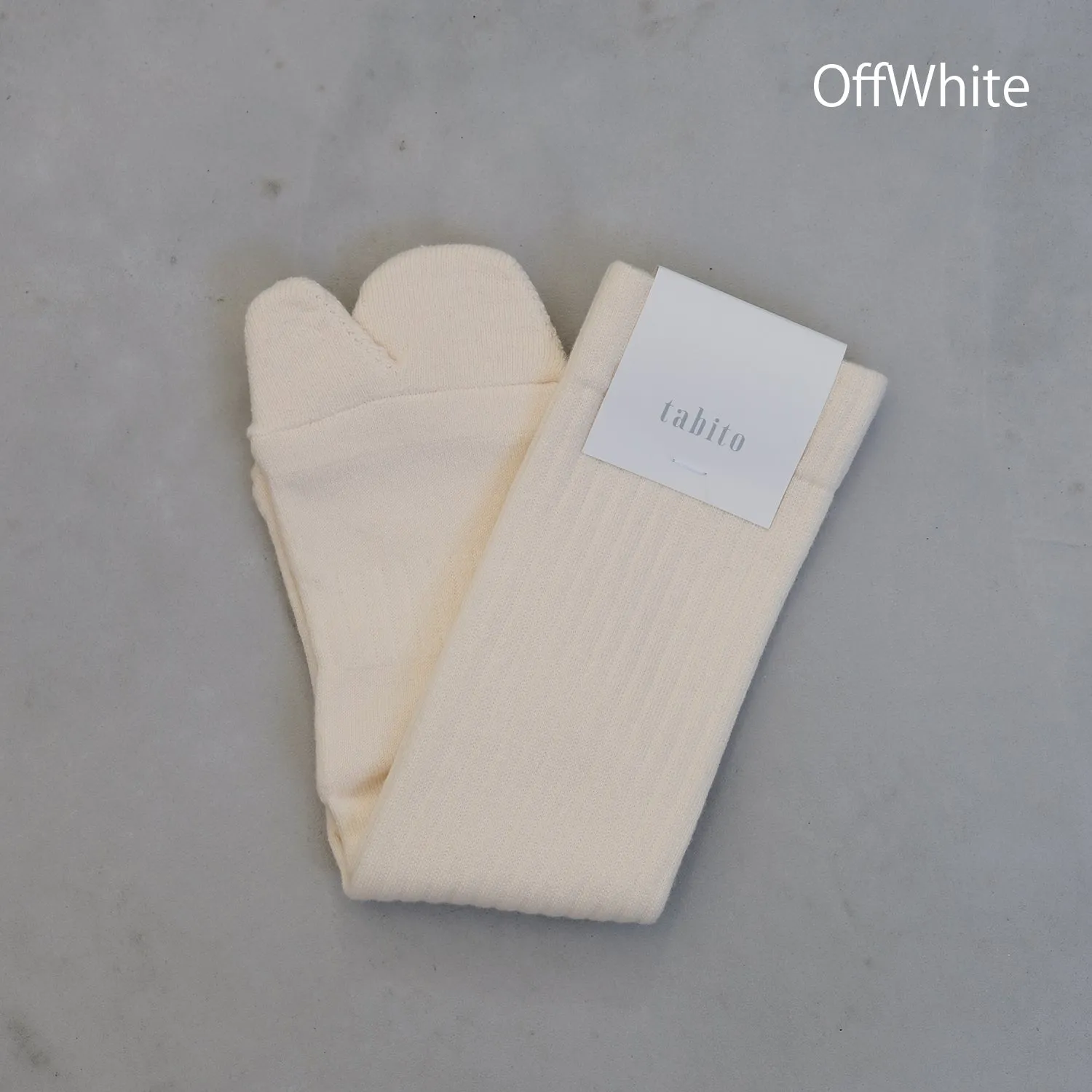 Tabito 44 Tabi Daily Socks calzini tabi bianchi 23-25 cotone