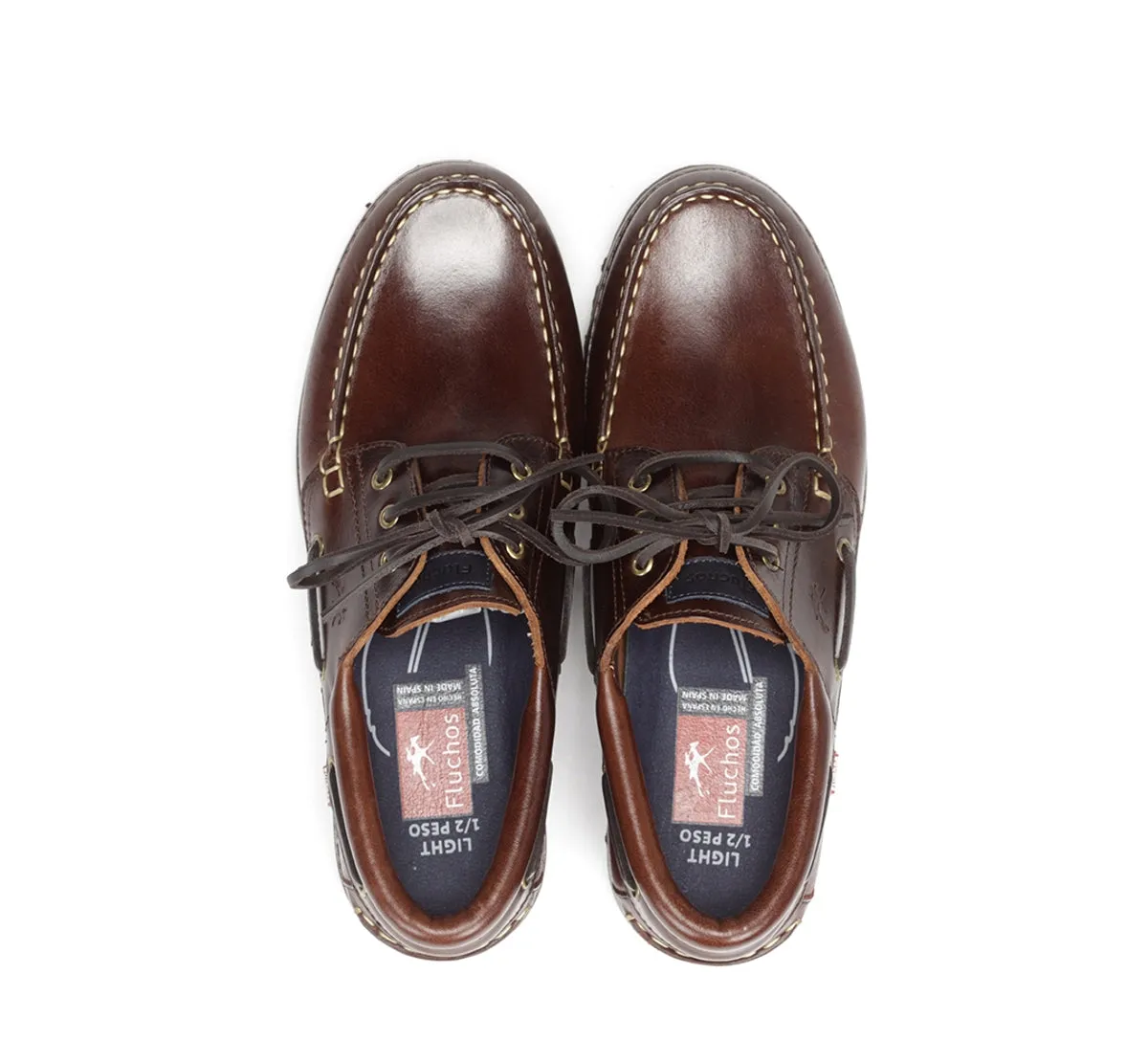 Fluchos Richfield F0046 Scarpe Marrone Uomo Classiche