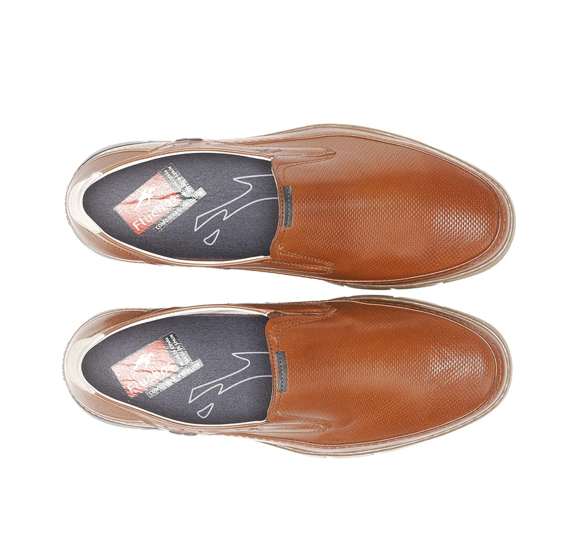 Fluchos Barry F1157 mocassini uomo marroni casual