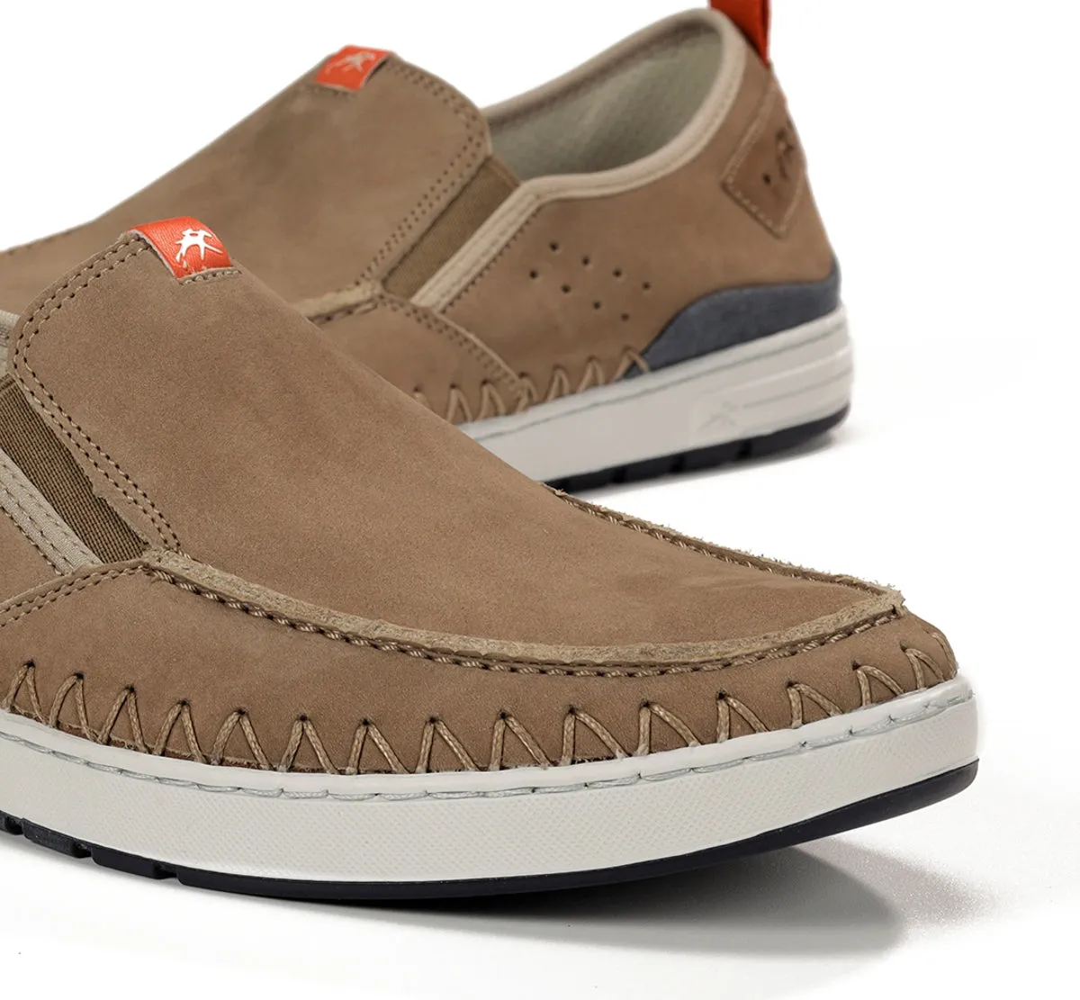 Fluchos Lester F1922 mocassini uomo marroni pelle