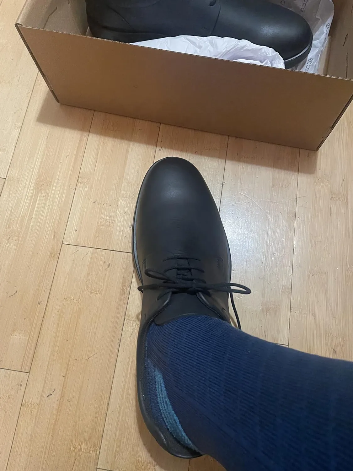 Ecco S Lite Hybrid derby uomo 43/44 EU cognac cuoio