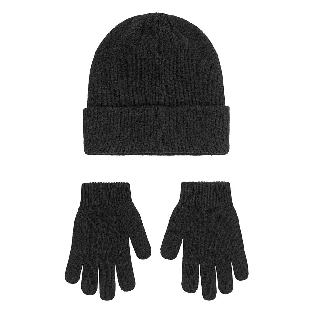 Nike set cappello lana e guanti con logo invernali