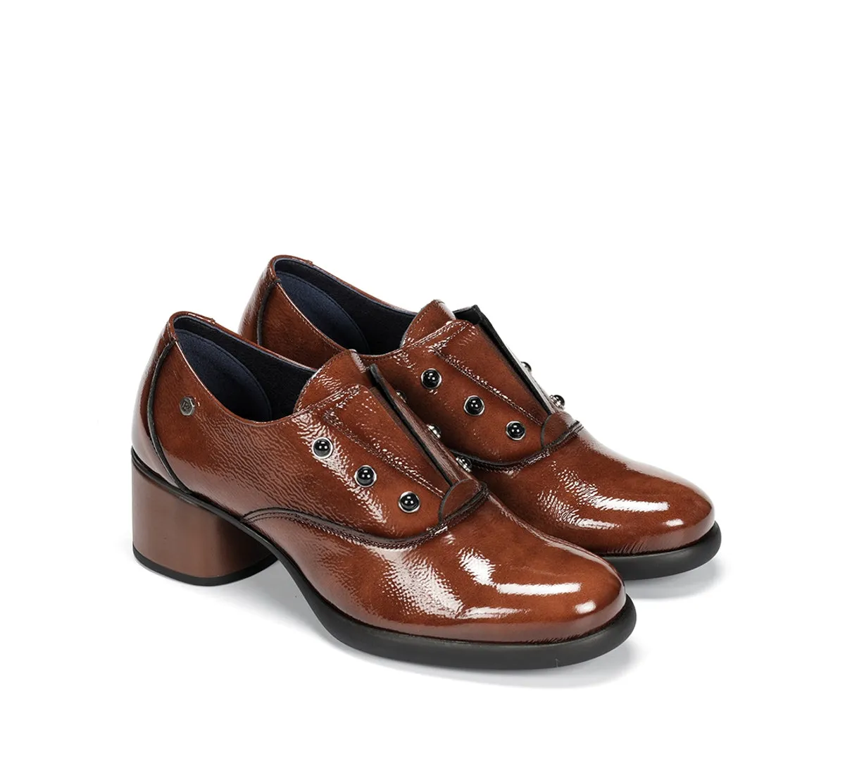 Dorking Macy D9376 scarpe donna marroni tacco medio