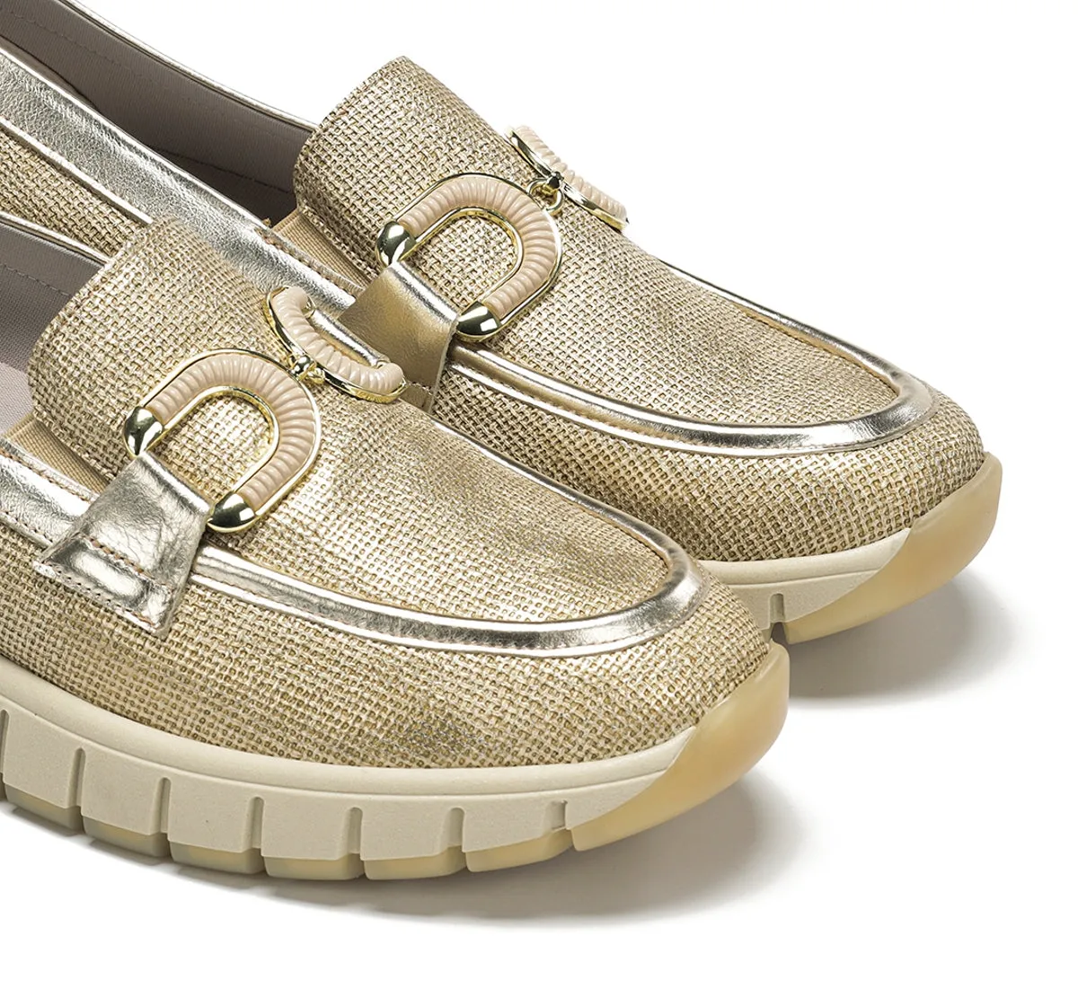 Dorking Kloss D9636 mocassini donna taupe sportivi
