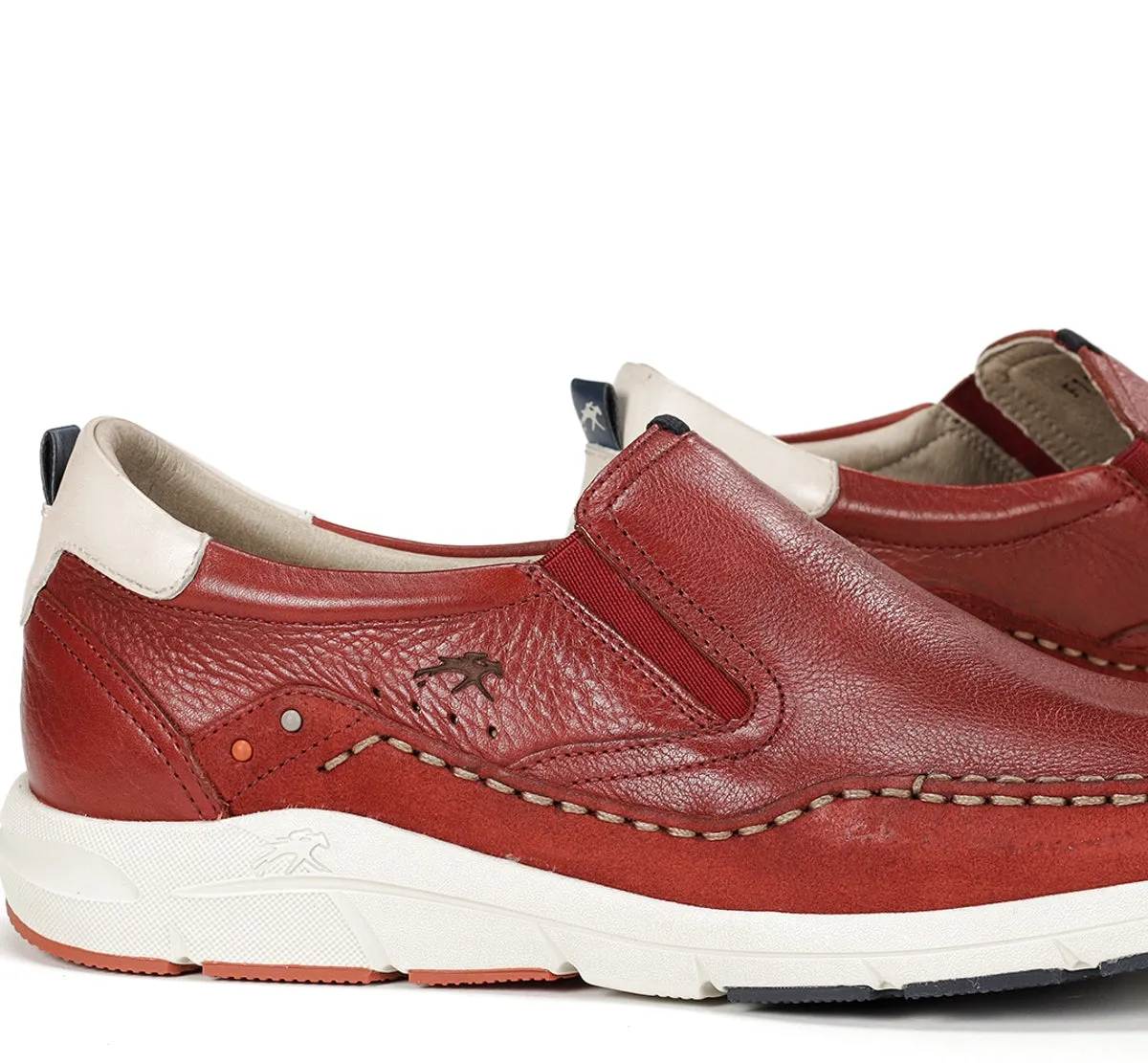 Fluchos Kai F1985 slip on uomo rosse senza lacci