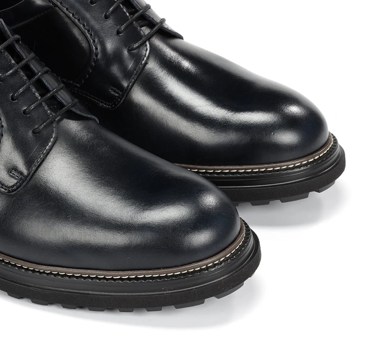 Fluchos Lincon F2054 scarpe blu classiche uomo