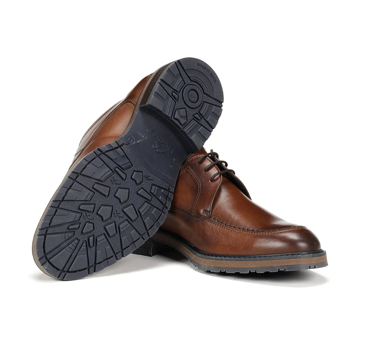 Fluchos Ulrich F1872 scarpe eleganti marroni uomo
