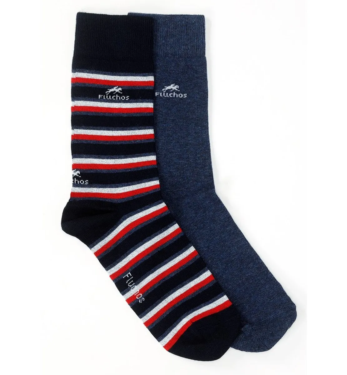 Fluchos Royal CA0009 calzini uomo taglia unica 2 paia righe