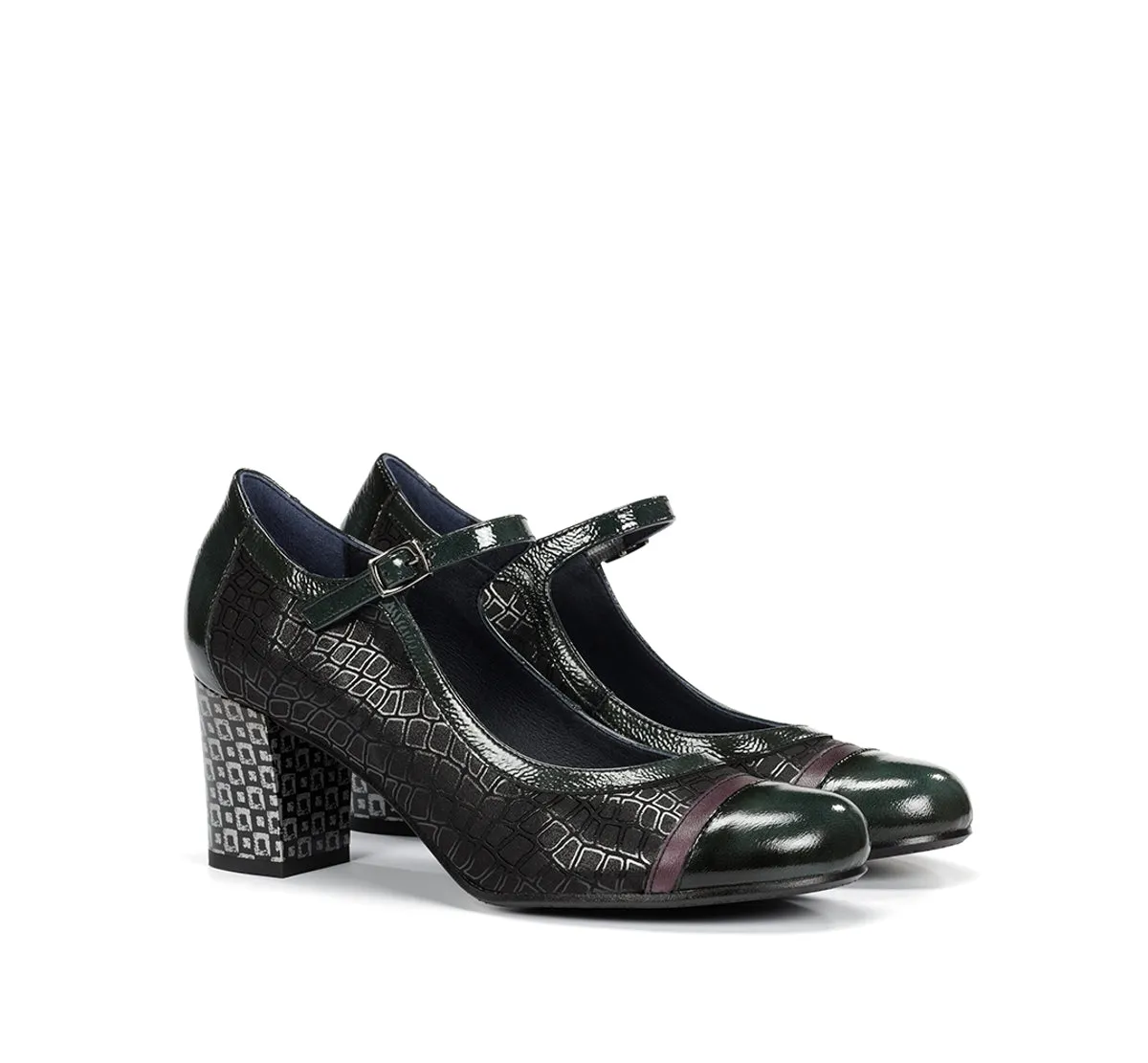 Fluchos Rodin D8669 Scarpe Donna Nere con Cinturino