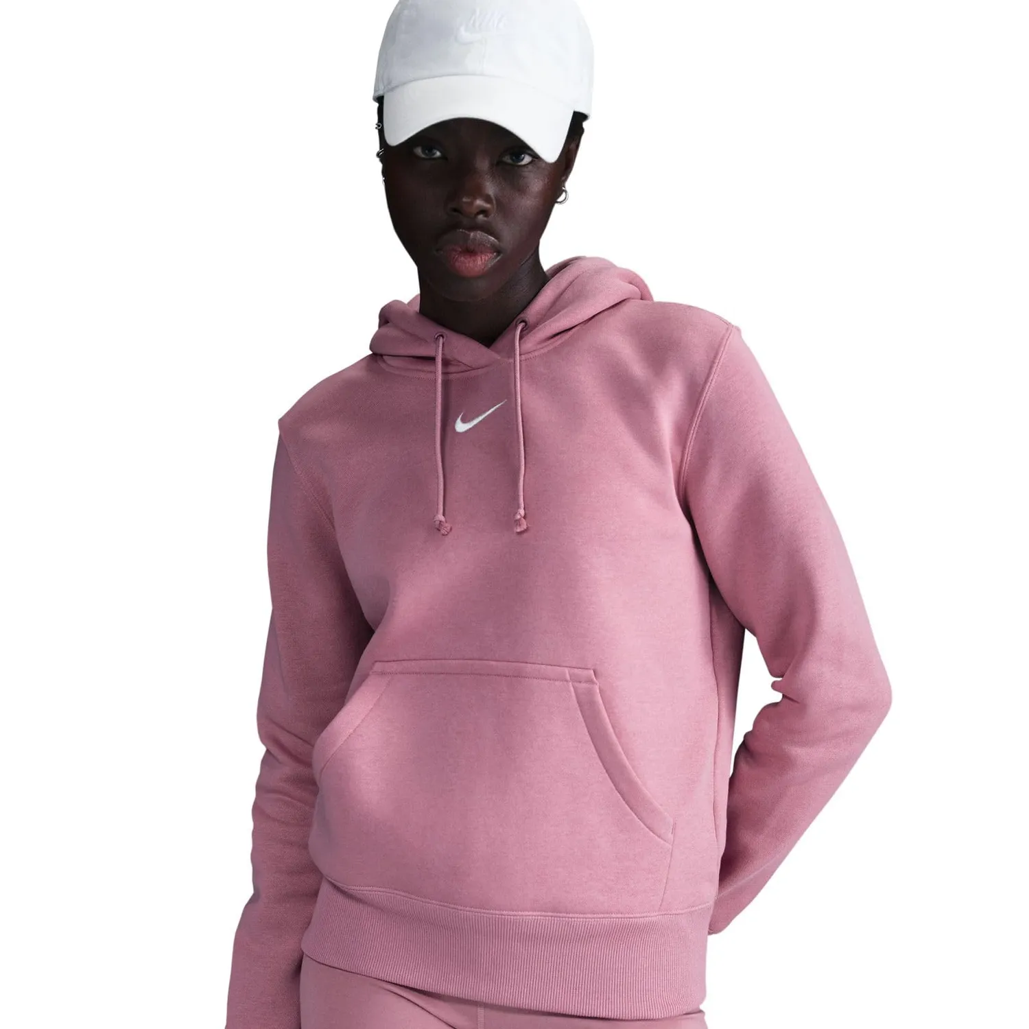 Nike Phnx Fleece Std felpa donna cappuccio