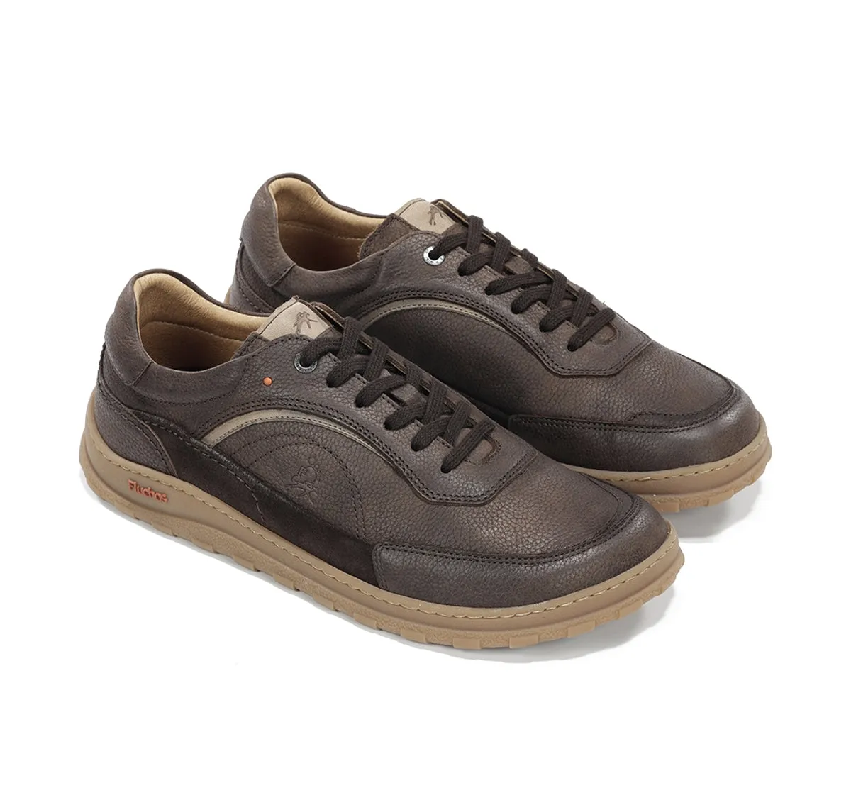 Fluchos Jerry F2505 sneakers marroni uomo pianta larga