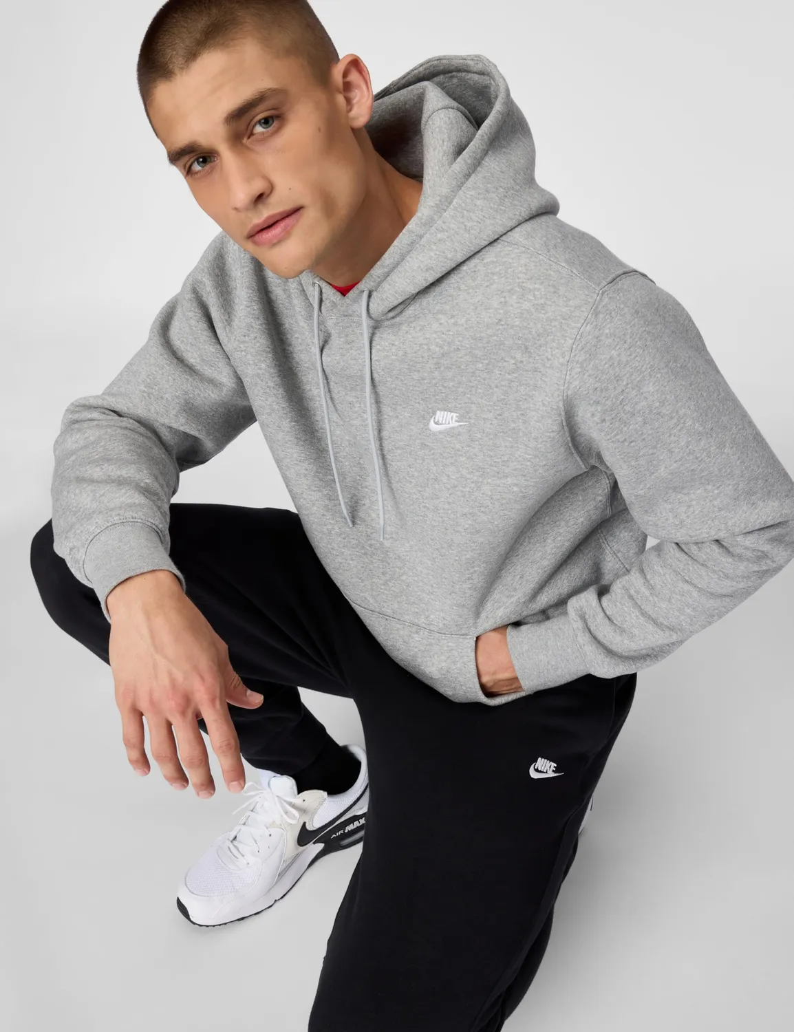 Nike Club BB pantaloni tuta uomo M neri morbidi