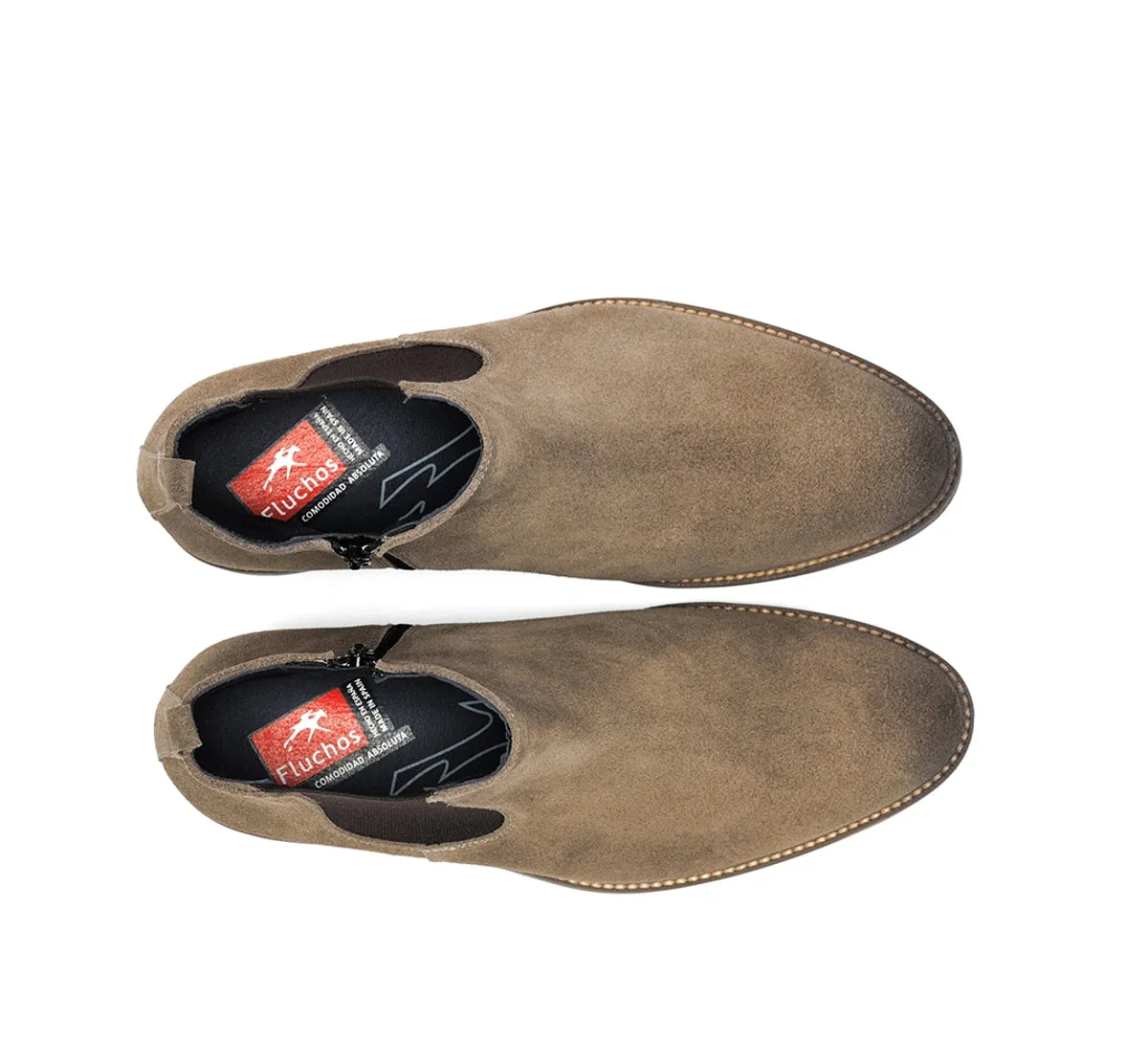 Fluchos Theo F1690 stivaletto uomo taupe casual