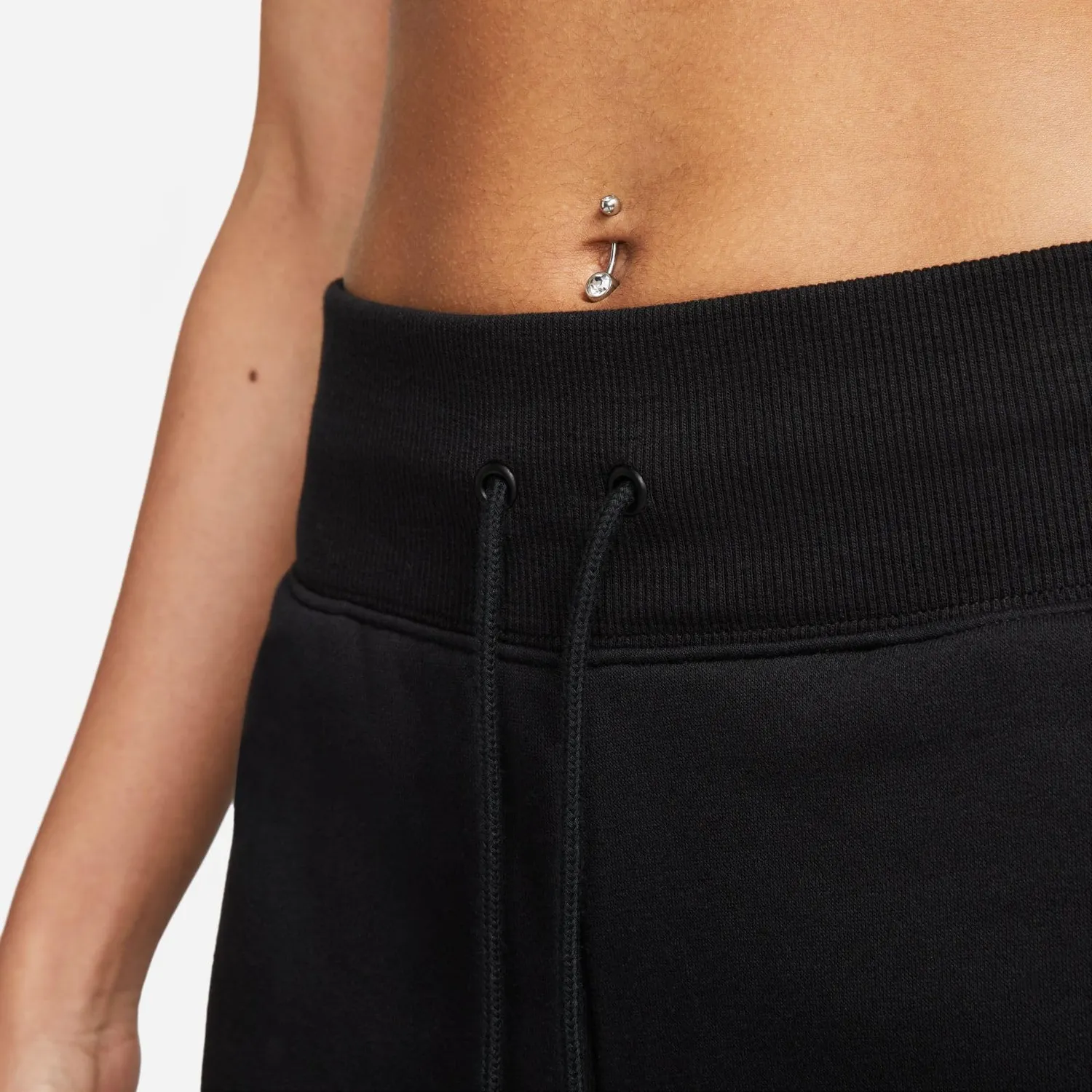 Nike Phoenix Fleece pantaloni tuta donna palazzo XS Tall grigio