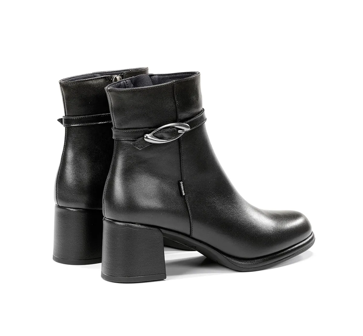 Fluchos Frixe D9816 Stivaletto Nero Donna Tacco
