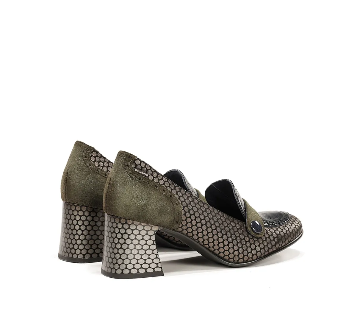 Dorking Dacy D9614 mocassini donna grigio tacco