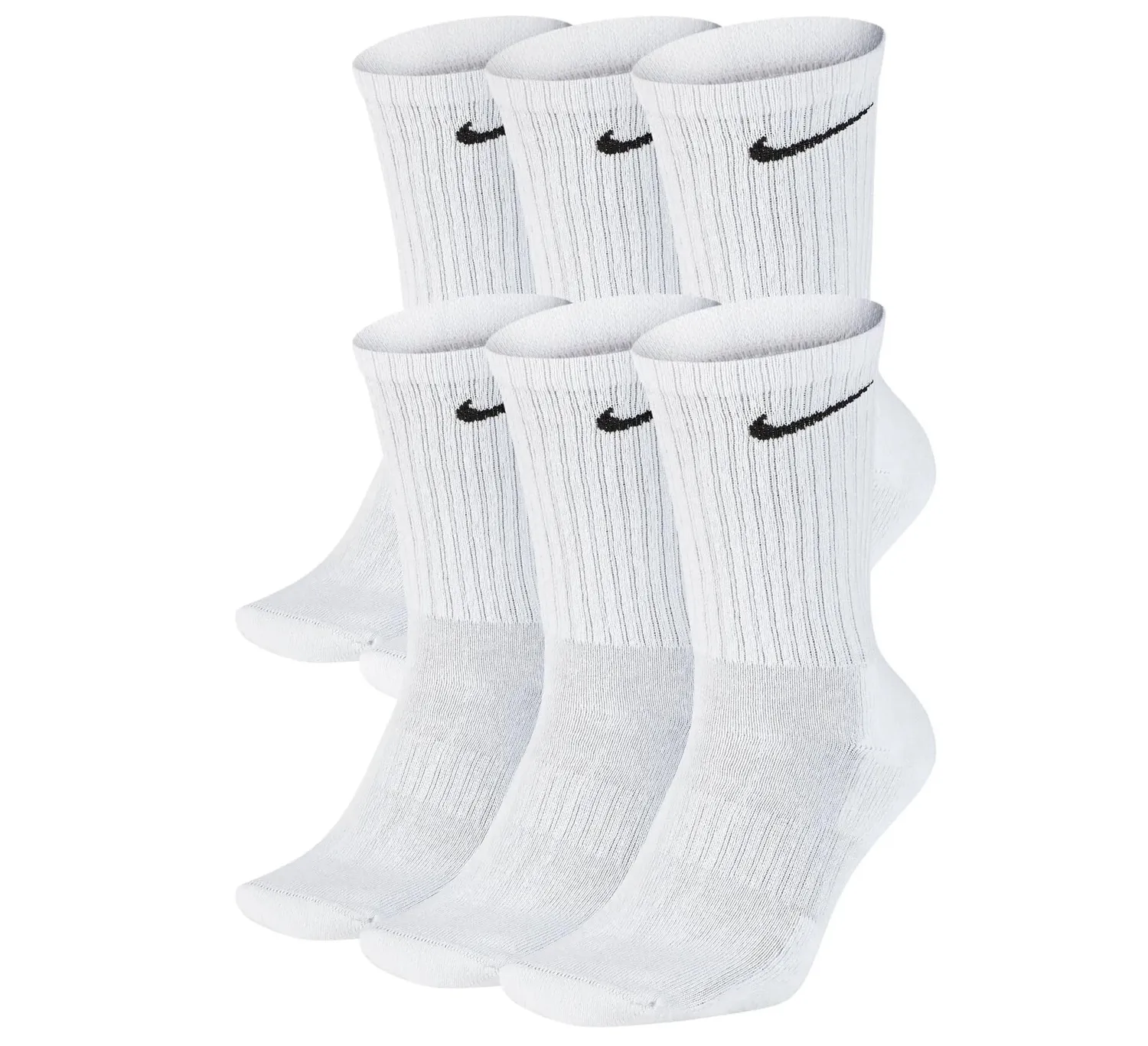 Nike Everyday Ltwt Calzini Uomo Neri 3 Paia Cotone