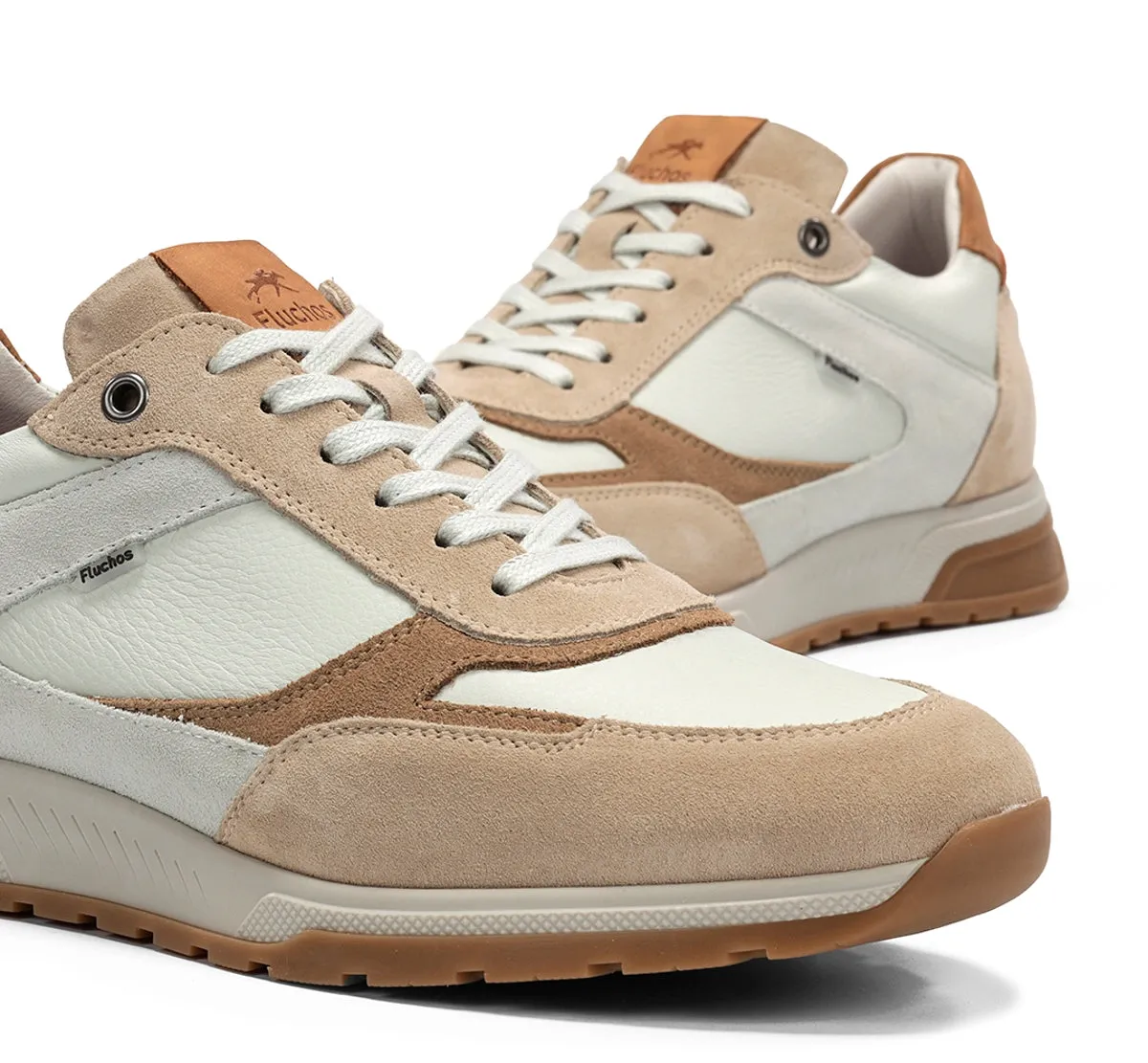 Fluchos Louis F2190 sneakers uomo tortora pelle