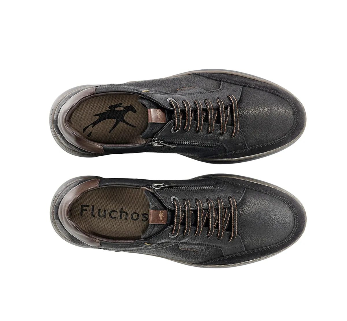 Fluchos Jeff F2510 Scarpe Uomo Nere Eleganti