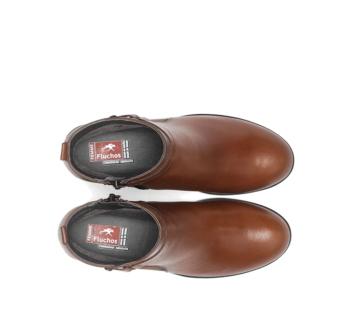 Fluchos Aliss F1368 Stivaletti Marroni Donna Pelle