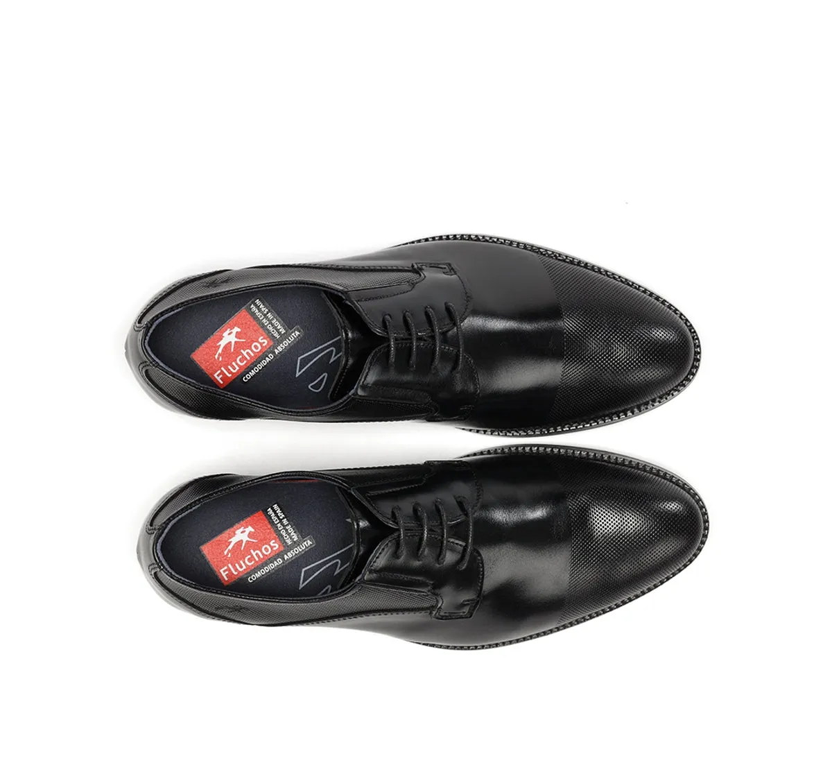 Fluchos Robert F2161 scarpa uomo nera elegante