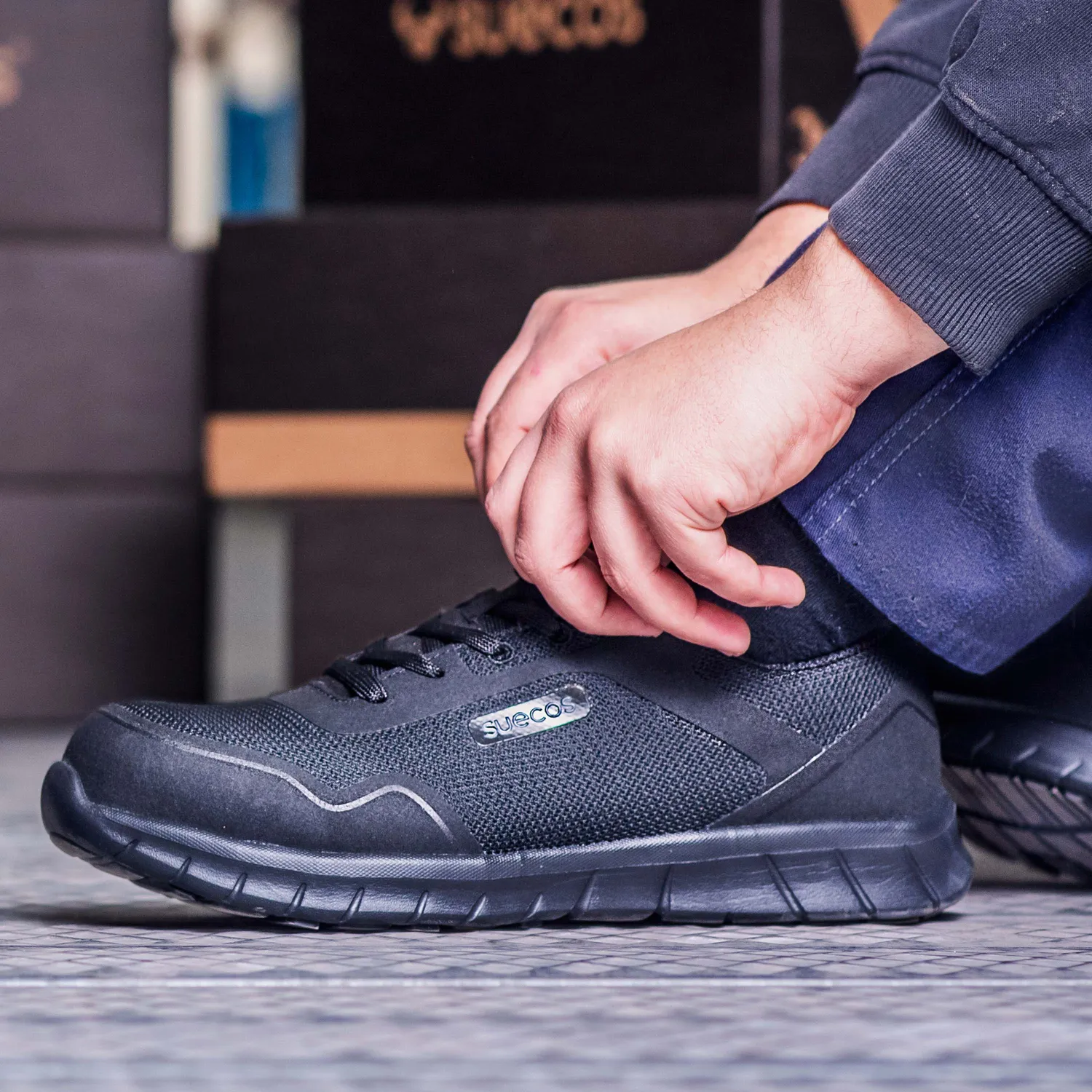 Suecos Stabil Safety scarpe antinfortunistiche nere
