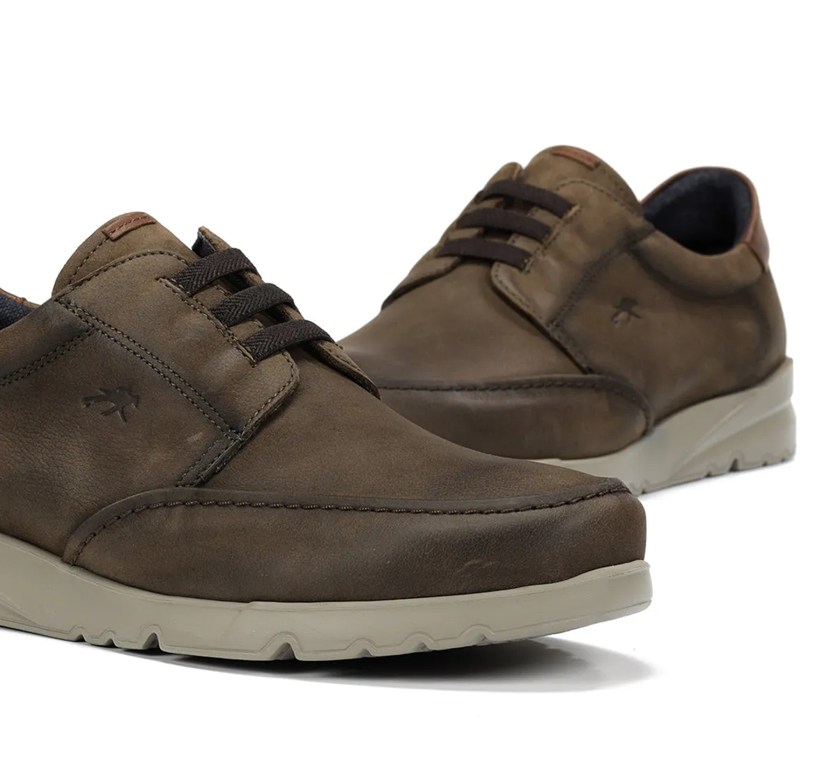 Fluchos Daryl F1459 scarpe verdi uomo classiche